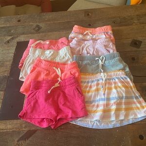 9 pairs Cat & Jack, Carter’s shorts, 3T